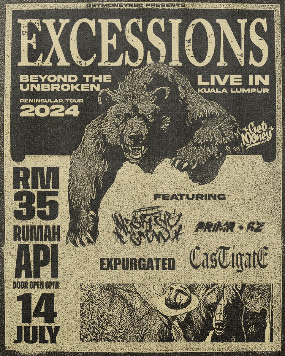 PRIMR0SZ (@primroszhc) on Twitter photo Next roadtrip after IPOH (pekan orang hensem) is Kuala Lumpur Hardcore! big thanks to @getmoneyrecs for inviting us and playing along with our brother <a href="/excessionsxxx/">Excessions</a> and @fucknegativecrew also another cool band <a href="/expurgatednoise/">EXPURGATED</a> & @castigatehxc see you there!! 💋 Next roadtrip after IPOH (pekan orang hensem) is Kuala Lumpur Hardcore! big thanks to @getmoneyrecs for inviting us and playing along with our brother <a href="/excessionsxxx/">Excessions</a> and @fucknegativecrew also another cool band <a href="/expurgatednoise/">EXPURGATED</a> & @castigatehxc see you there!! 💋