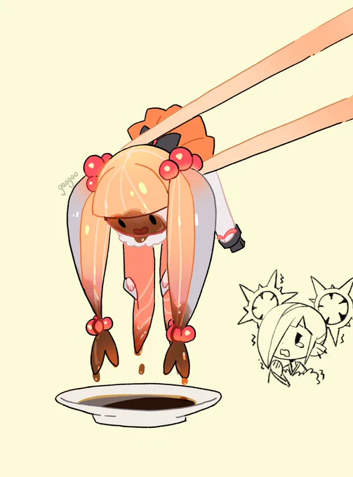 醤油はネタの先に少しだけつけて食べるようにしましょう #original #すめしゃーりー