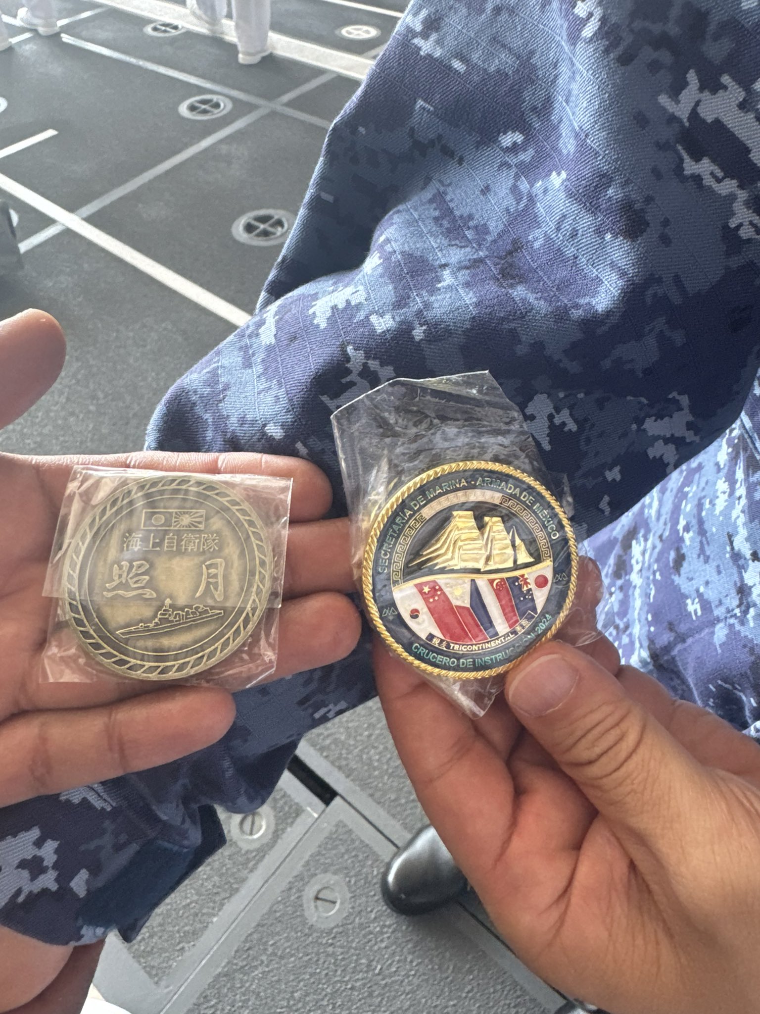 メキシコ海軍　クアウテモック　チャレンジコイン ミリタリーショップ レプマート / チャレンジコイン 米海軍省