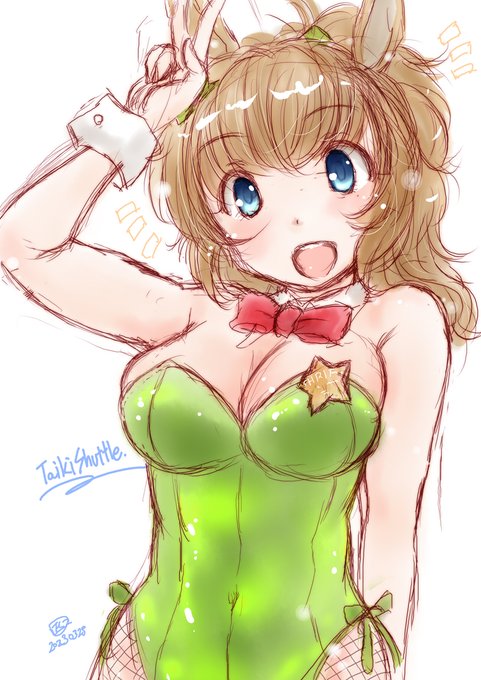 #ポニーテールの日 
タイキもポニテだよなぁ・・・。 