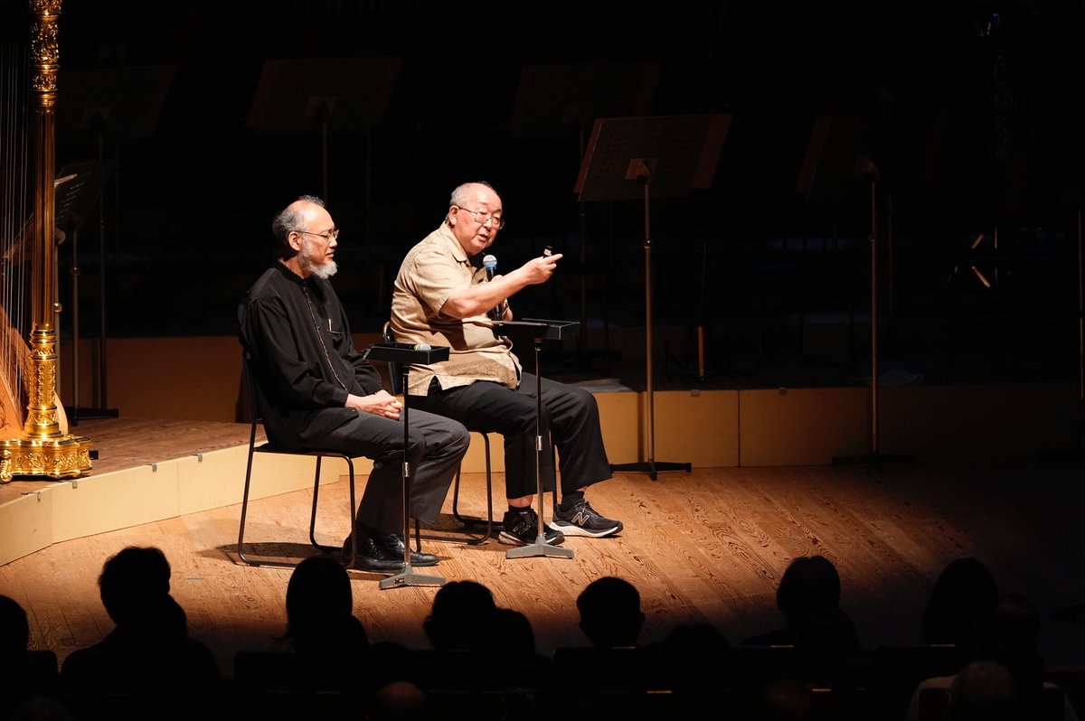 TriphonyHall's tweet image. 2024.7.7
ホルスト生誕150年記念
組曲「惑星」ボイジャー楽章付き&amp;lt;世界初演&amp;gt;
～愛し地球よ、さらば！ボイジャー宇宙航海の旅へ～

七夕の夕べ、新日本フィルと巡る壮大な宇宙航海の旅🌟
満席のご来場、誠にありがとうございました🚀

公演画像 (Ｃ)三浦興一

その他の画像➡
facebook.com/SumidaTriphony…