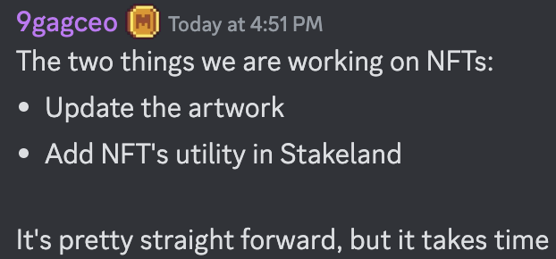 unframednft's tweet photo. NFTs utility and new artwork confirmed @memeland @stakeland @memeland $MEME https://t.co/BWJvNA1PQc
