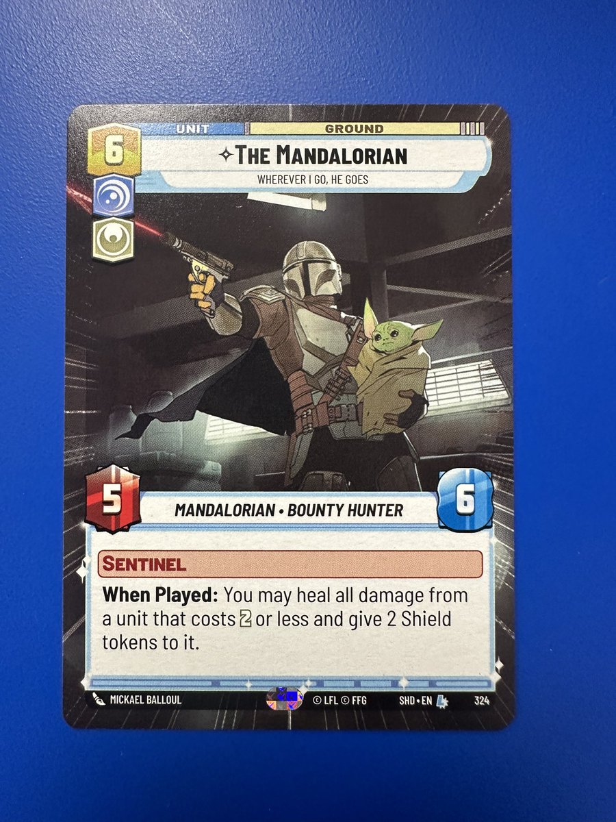 I would use this app to talk about Star Wars Unlimited more if it wasn’t complete garbage. 

I played Gar Saxon at my pre release so I didn’t get to take this guy out for a spin, so I can’t report on how good he is.