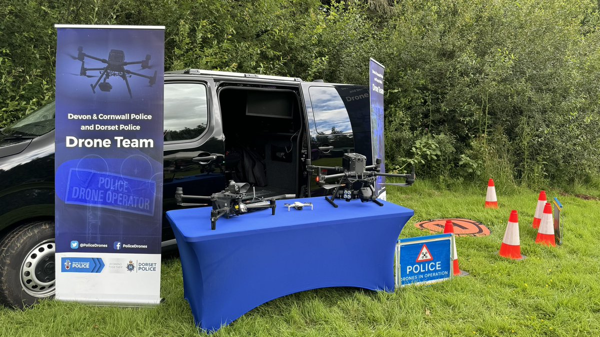 Devon & Cornwall and Dorset Police Drone Team (@policedrones) on Twitter photo We’re set up at the <a href="/PoltimoreHouse/">Susie Healey</a> Fun Day. We’ve already had some great engagement with people, highlighting how we use drones and how the public can fly drones safely, legally & responsibly.
Come say hi if you’re here today! 👋
^TS We’re set up at the <a href="/PoltimoreHouse/">Susie Healey</a> Fun Day. We’ve already had some great engagement with people, highlighting how we use drones and how the public can fly drones safely, legally & responsibly.
Come say hi if you’re here today! 👋
^TS