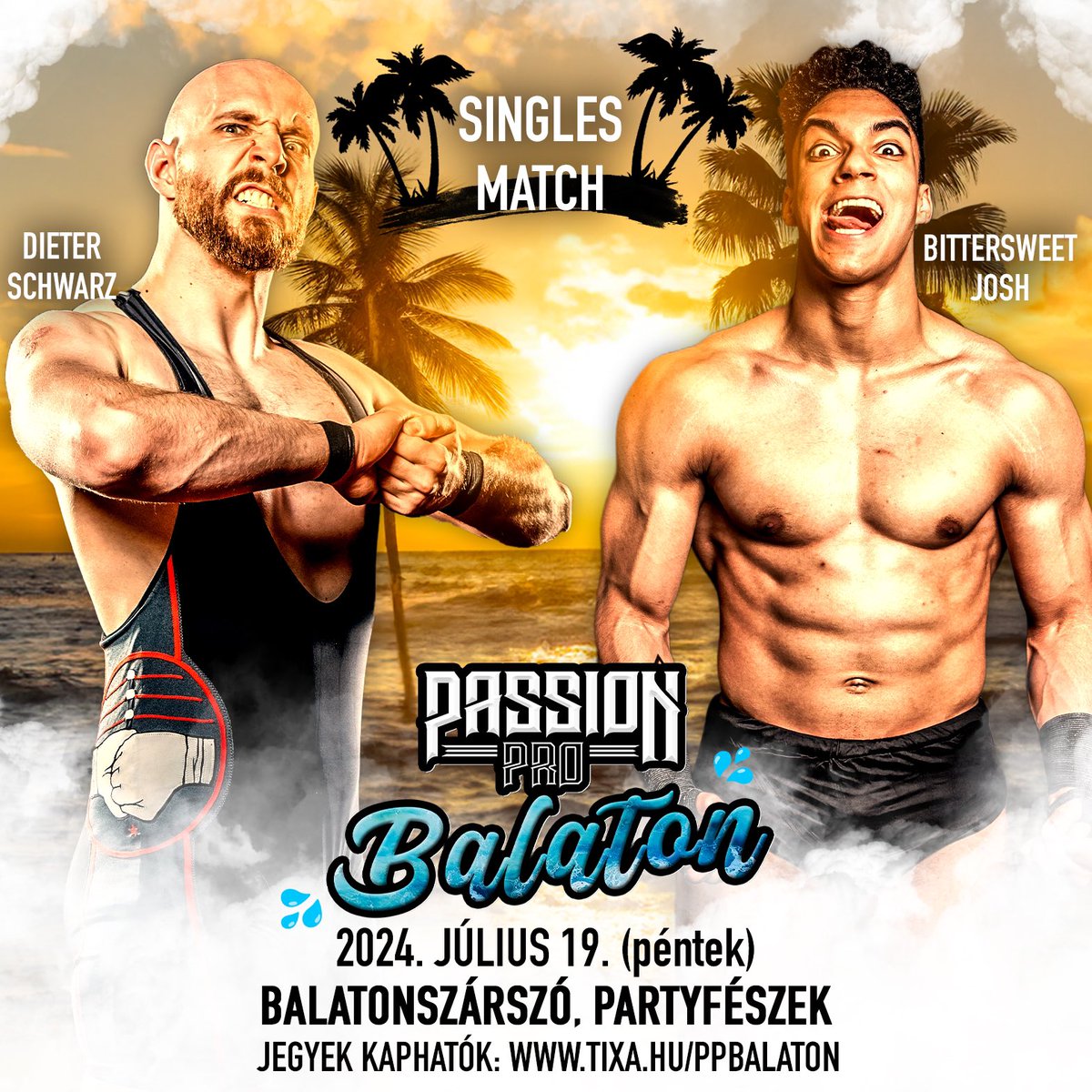 bp_dojo's tweet photo. 🏖️PASSION PRO: BALATON🏖️

Another two amazing match for the 19th of July show!

@bittersweetj0sh vs Dieter Schwarz

Beachbrawl Rumble w @reyca_pw @avatarwrestling and many more

https://t.co/f7pTCe9pIC https://t.co/wauexhi0P2