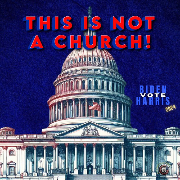 MomsSol's tweet photo. #DemsUnited
#FreedomOfandFreedomFromReligion
#VoteBlueToSaveOurConstitution
Prior to the American Revolution, the 13 colonies were under rule by the British Monarchy.
During this time The Church of England was characterized by its status as a state church.
After winning independence from Britain the members of the Constitutional Convention, the group charged with authoring the Constitution, believed that the government should have no power to influence its citizens toward or away from a religion.
This is why they wrote The Establishment Clause in the First Amendment and placed at the beginning of the First Amendment - Congress shall make no law respecting an establishment of religion, or prohibiting the free exercise thereof
Maga, Far right Christian nationalists, Project 2025, and many other organizations want their beliefs to be the religion of all, ignoring all other religions and those who follow no religion.
*side note: there are more than 200 different christian denominations. Which will they demand to be THE State Church?