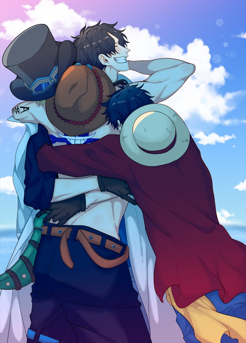 三兄弟～～ッ！🔥🎩👒 素敵企画ありがとうございます！ 過去絵です