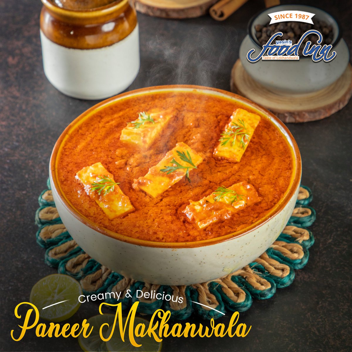 yasinfoodinn's tweet image. Indulge in the creamy and flavorful Paneer Makhanwala at #Foodinn where every bite is a rich, savory delight!

Place your Order 👇
📞 022 6877 2222 
🌐 foodinnrestaurant.com

#paneermakhanwala #paneerdelight #paneerdish #veg #vegrestaurant #vegfood #deliciousfood