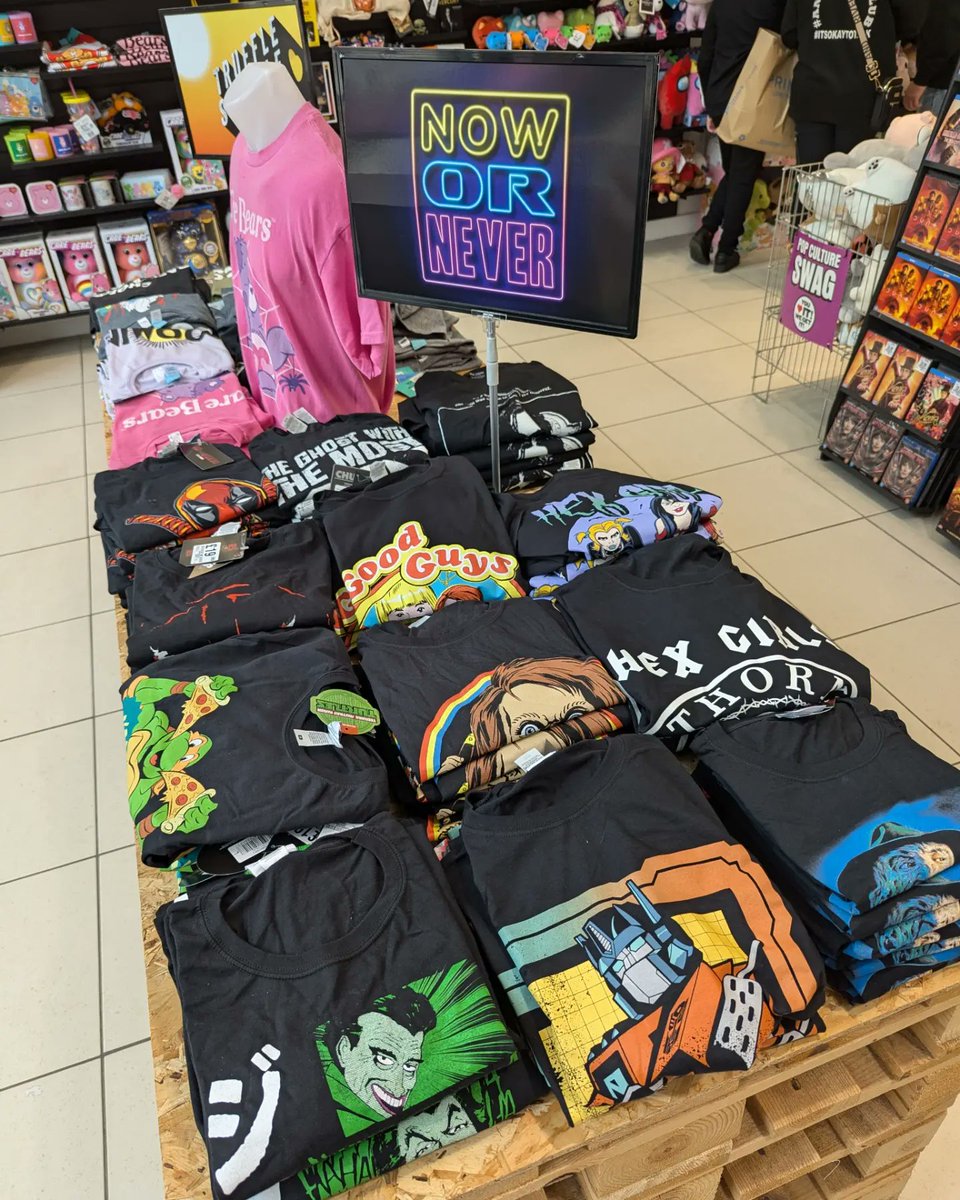 NOW OR NEVER! 

Check out our new amazing range of Pop culture shirts!