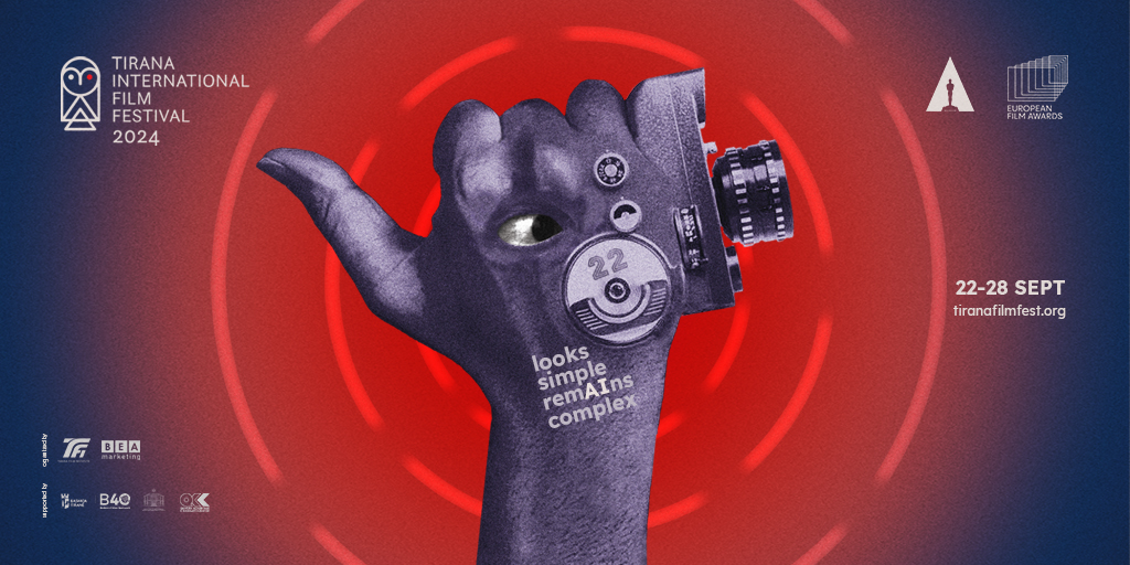 After several months of long work and several interesting draft proposals, we have the special pleasure of announcing the final version of the new official visual identity for the 22nd edition of the Tirana International Film Festival 2024. #tiranafilmfest