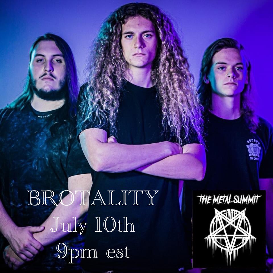 MetalSummit's tweet photo. Guest Announcement!!! The Metal Summit would like to welcome and express our excitement to have @brotalityband this Wednesday night. LIVE on the TMS Facebook and YouTube pages at 9pm est. #themetalsummit #tms #brotality #itfeeds #justarocknrolljunkie #salemvampire #salem https://t.co/SJLjrrYPTa