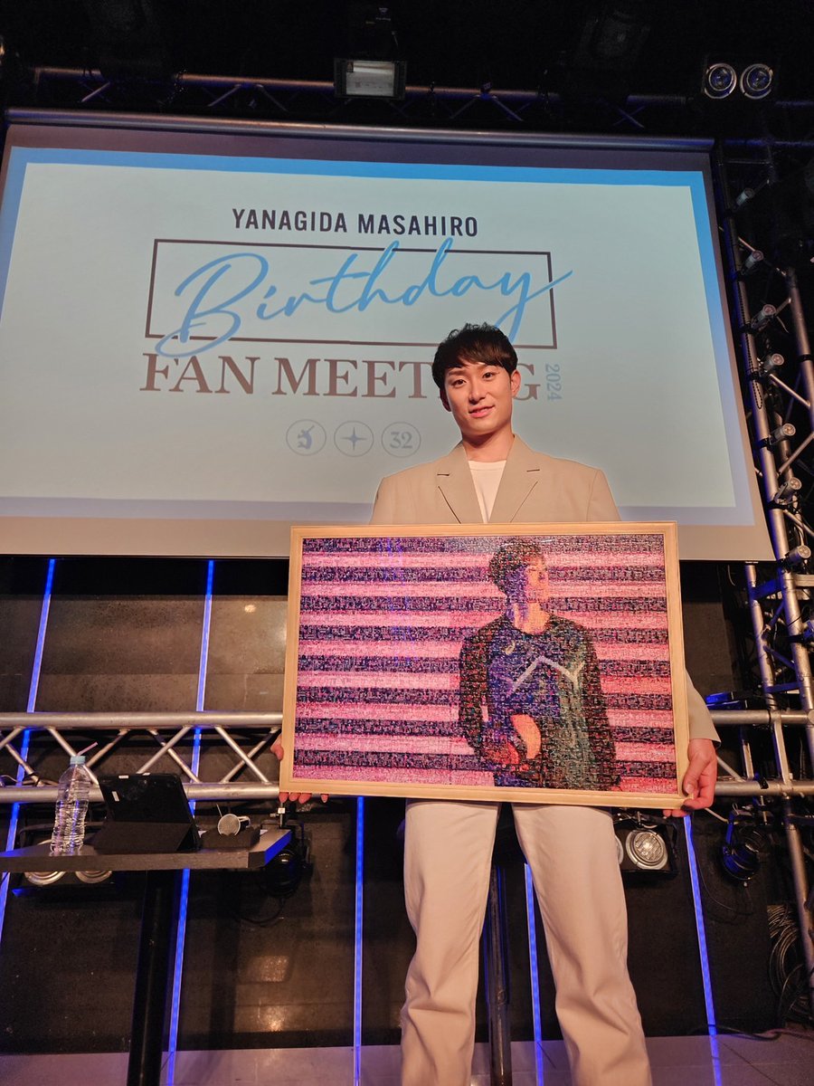 柳田将洋 アクスタセット【匿名配送】 柳田将洋 Birthday Fan Meeting 2024』開催終了！ ご来場いただいた