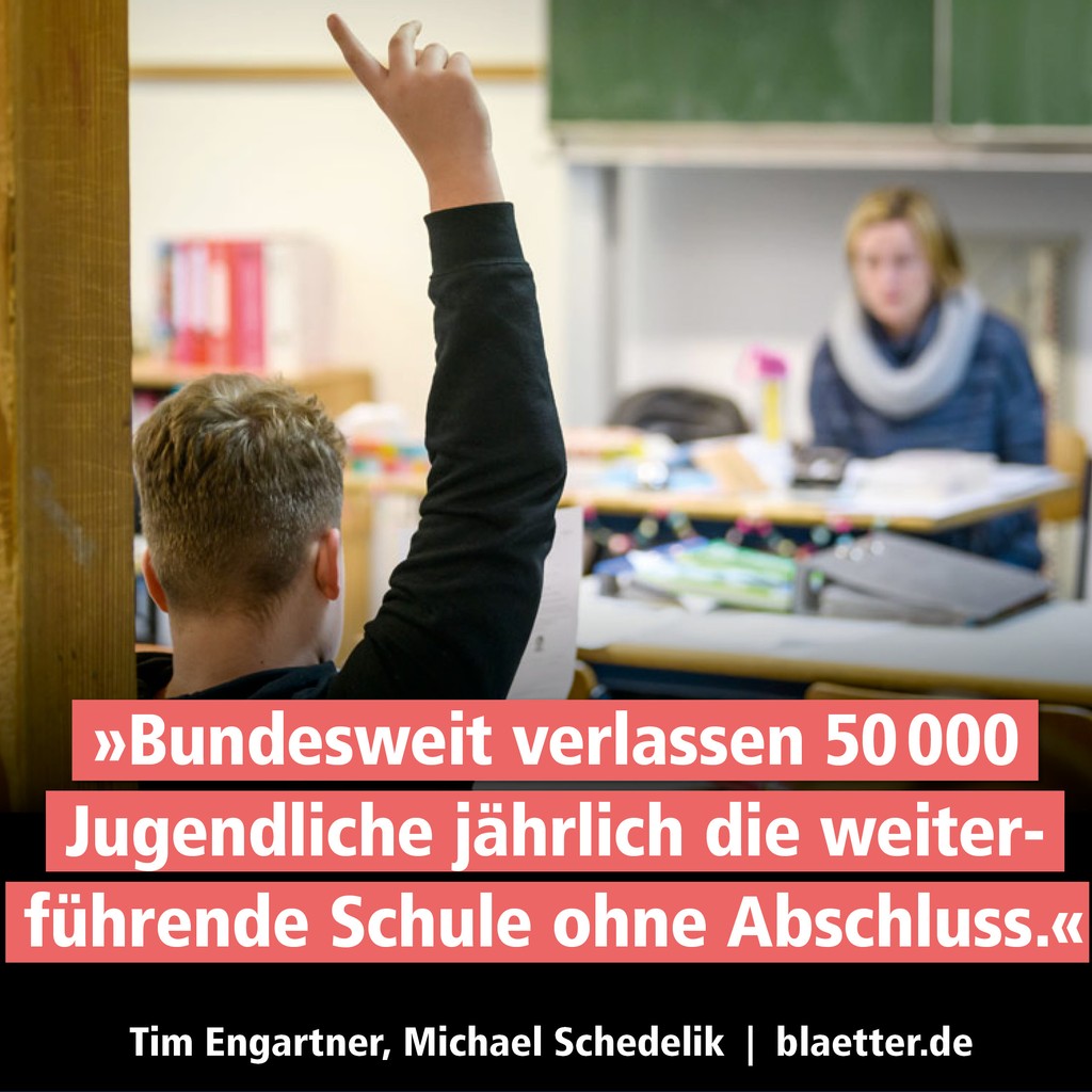 Blätter (@blaetter) on Twitter photo Immer mehr Eltern schicken ihre Kinder angesichts verheerender Zustände an öffentlichen Schulen auf private. Jedoch bieten diese keine Lösung der bildungspolitischen Misere, so <a href="/TEngartner/">Tim Engartner</a> und Michael Schedelik:
👉️ blaetter.de/ausgabe/2024/a… Immer mehr Eltern schicken ihre Kinder angesichts verheerender Zustände an öffentlichen Schulen auf private. Jedoch bieten diese keine Lösung der bildungspolitischen Misere, so <a href="/TEngartner/">Tim Engartner</a> und Michael Schedelik:
👉️ blaetter.de/ausgabe/2024/a…