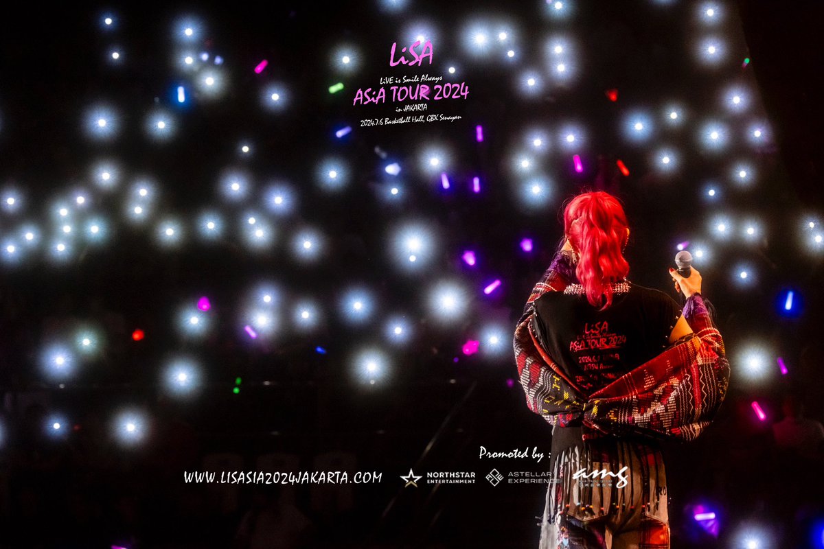 NorthstarEnt_ID's tweet photo. Thank you @LiSA_OLiVE for the incredible night! Can’t wait for your next acts✨🫶🏻
Photo by Viola Kam (V’z Twinkle)
#LiSA #LiSASiA2024 #LiSAASiATOUR2024 #NorthstarEntJKT #AstellarExperience #AsiaMusicGroup https://t.co/nO6fINlaj8