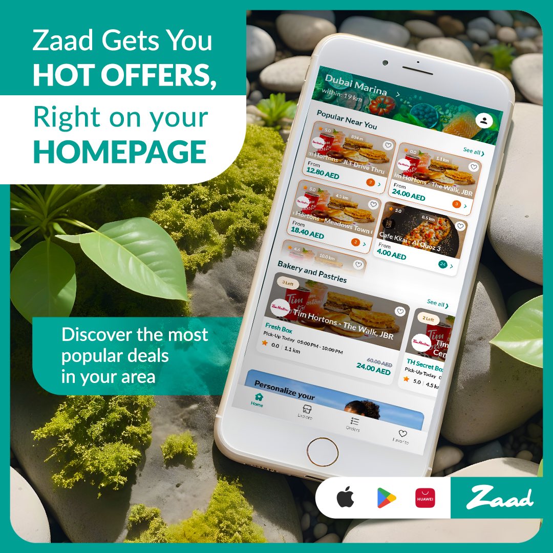 ZaadApp's tweet photo. We made finding amazing deals even easier! 

Now, you'll see the hottest offers right on the Zaad App homepage. 

No more searching, just browse, tap, and save! 

Download the Zaad App today

.

#Zaadapp #foodgasm #food #foodie  #dubaifoodies
#dubaieats #dubairestaurants https://t.co/21MQ9p94DI