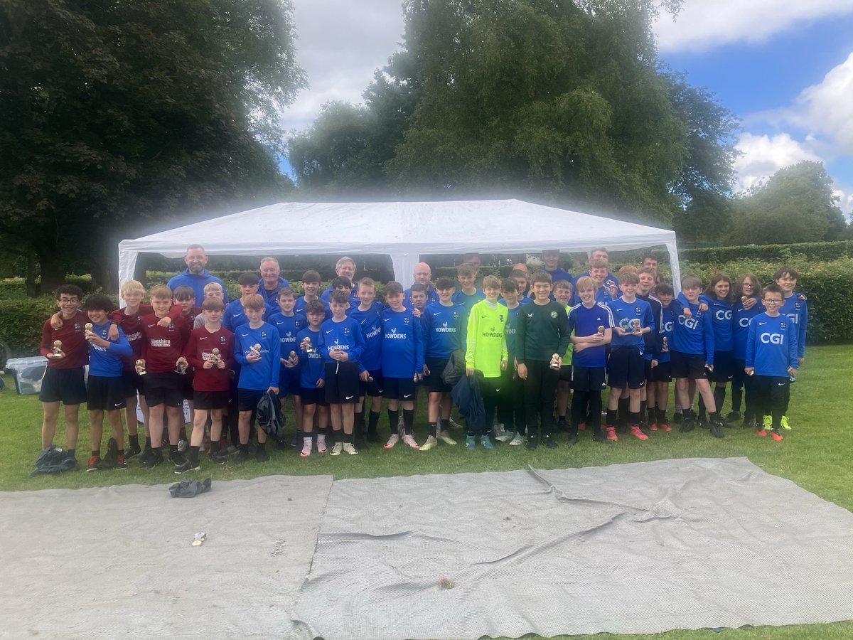 Three great U12s teams - time for the boys to move to 11 aside 💙💙⚽️⚽️🏆🏆