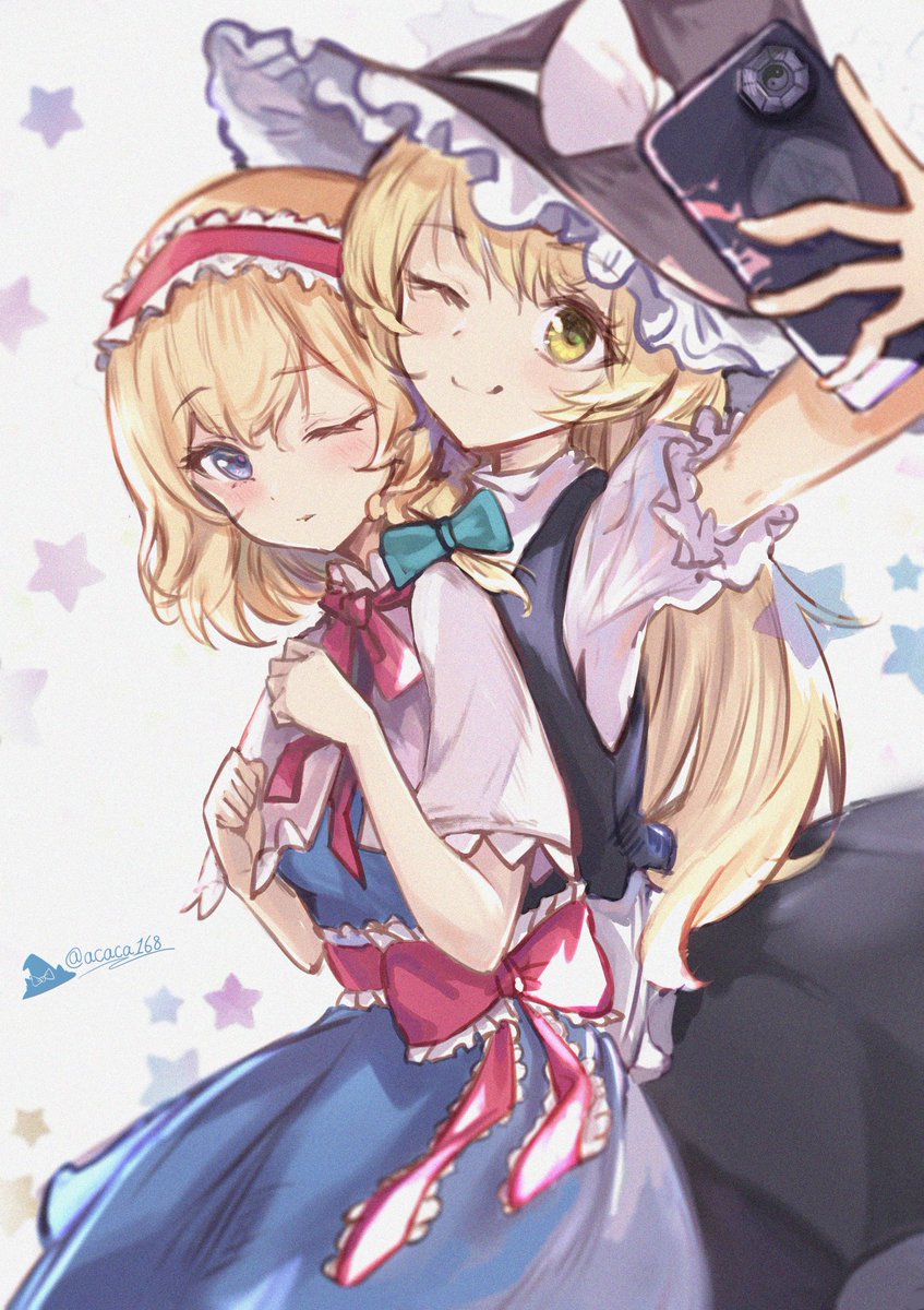 acaca168's tweet photo. "Say cheese☆! Alice~!"

https://t.co/HmO5NvMW7o

#東方Project #Touhou #7月7日は魔理沙の日
#MarisaKirisame #AliceMargatroid
#霧雨魔理沙 #アリス・マーガトロイド https://t.co/RGZnZ8wLcz