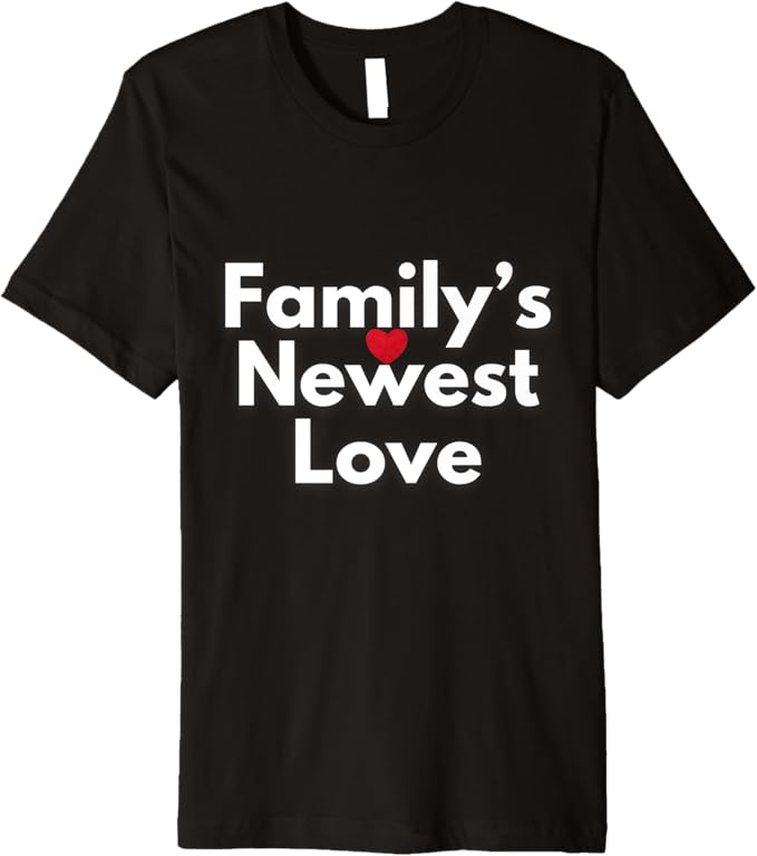 Moha2Art's tweet image. amazon.com/dp/B0D8HFM6TD
Celebrate new beginnings! &apos;Family&apos;s Newest Love&apos; tee - perfect for welcoming babies, adoptees, or fur babies. Show your love in style! 🖤❤️👶
Get yours now! Limited time offer 🛍️
#NewestAddition #FamilyLove #BabyAnnouncement #CustomTee