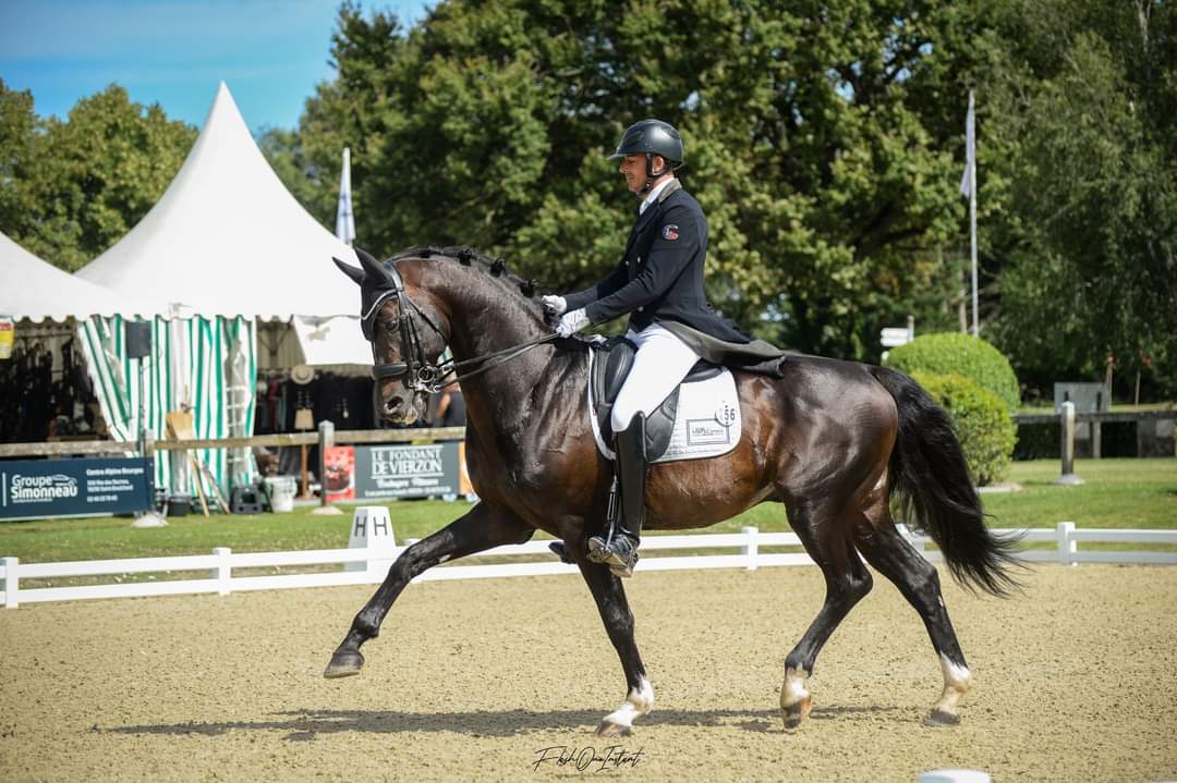 FFEquitation's tweet photo. #MASTERPRO 
🥈 Stéphanie Brieussel &amp; Fellini du Soleil
🥉 Mathieu Berville &amp; Fragolino du Parc

👏 Les réactions des médaillés : https://t.co/mdwN8PxkuZ https://t.co/9EP7xDIvch