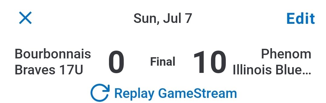 Semifinal W 10-0 <a href="/DiamondSportsPr/">Diamond Sports Promotions</a> 

On to championship 3:45 @ ISU <a href="/RedbirdBaseball/">Illinois State Baseball</a>

<a href="/mason_leske/">Mason Leske</a> 4.0, 1H, 0R, 5K (hit; 2-2)
<a href="/Cbennett2025/">Chase Bennett</a> 1.0, 0H, 0R

C: <a href="/rj_wolski1119/">RJ Wolski</a>

<a href="/JamesDr76177900/">James Dreher</a> 2-3
<a href="/GavinGrummer10/">Gavin Grummer</a> 1-2, 3B
<a href="/ConnerMcLean22/">Conner McLean</a> 1-1, 2B
<a href="/XanderShanko1/">Xander Shevchenko</a> 1-1
<a href="/DylanVisvadra17/">Dylan Visvadra</a> 1-2