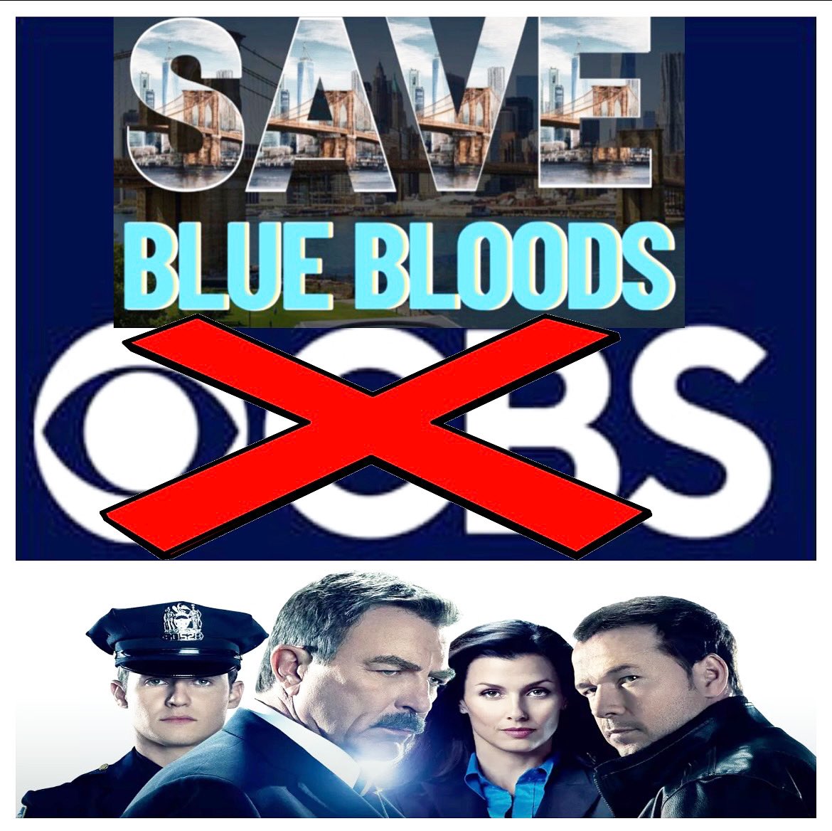 VirginiaInCal's tweet photo. @BlueBloods_CBS @CBS @paramountco @nbc @ABCNetwork #savebluebloods #hirethembackcbs #bluebloods #signpetition https://t.co/IZLuhPxHyR
