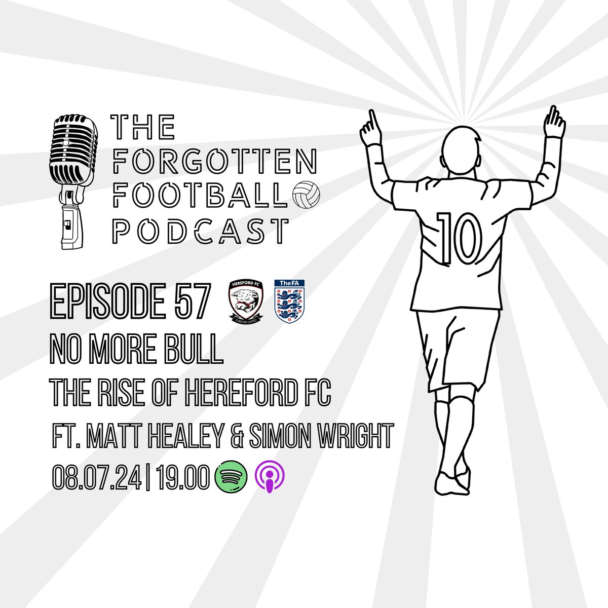 🎙️E57. No More Bull: The Rise of Hereford FC

Rory sits down with stadium announcer Matt Healey and Talkin' Bull Editor Simon Wright to discuss their support of Hereford - both the defunct United, and the thriving FC.

They talk about the emotional maelstrom of watching your club