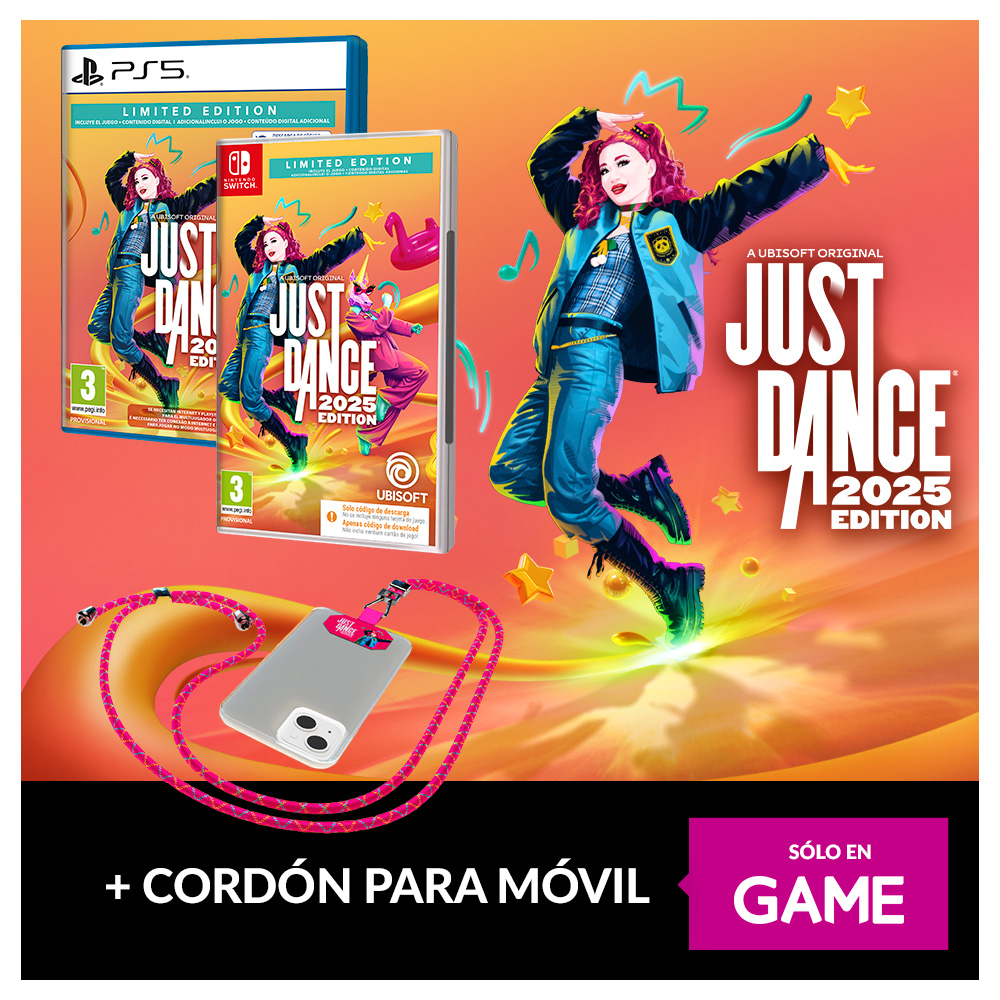 VideojuegosGAME's tweet image. ¿Te crees todo un bailón? Pues tírame de este cordón 😏

No, no, en serio, no pienses mal... ¡es que con tu reserva de #JustDance2025 te regalamos este CORDÓN PARA MÓVIL tan molón! ¡Y exclusivo GAME! ✨🎁

🕺 Prepárate para dominar esos pasos de baile 🕺

ow.ly/F5JW50SqTPb