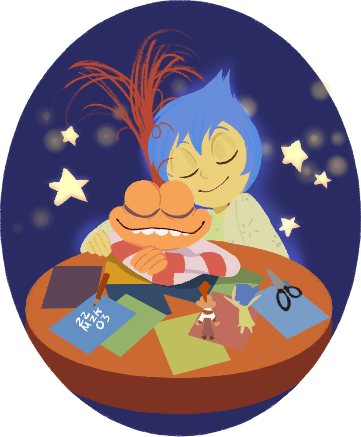 22MZK03's tweet photo. Tumblr request, I was dying to draw something related to "Go to Sleep, Anxiety!" book

#insideout #Insideout2 #InsideOut2fanart #joyxiety #Joy #anxiety https://t.co/Krva60o9EW