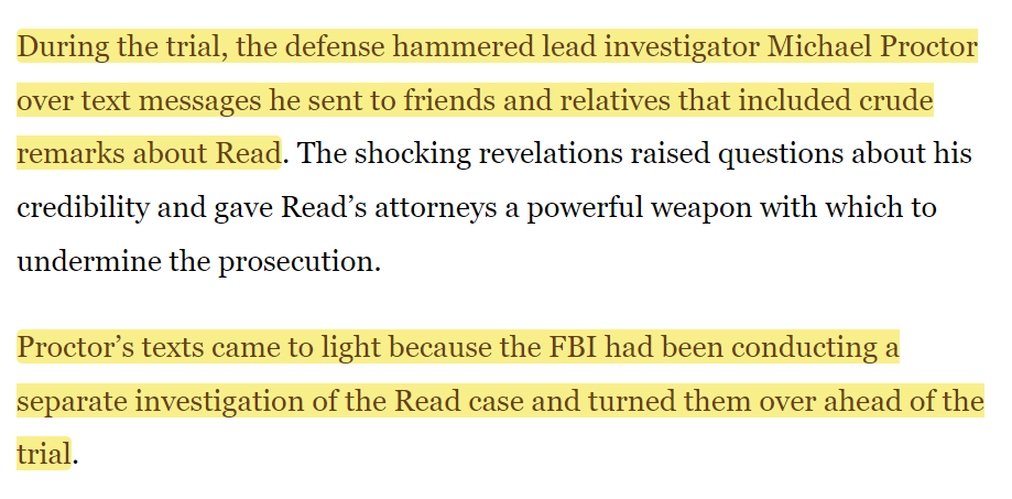 In January, my colleagues and I won a case at the MA Supreme Judicial Court taking a DA to task for withholding police misconduct evidence.

Yet, in the Karen Read case, this happened:
bostonglobe.com/2024/07/07/met…