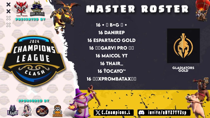 Comunidad Dark Soldiers (@c_darksoldiers) on Twitter photo "ยกGracias por registrar a su equipo para nuestro evento! Estamos emocionados de ver sus habilidades en acciรณn y apreciamos su participaciรณn. ยกMucha suerte en la competencia!" <a href="/Gladiators_Gold/">๐ GLADIATORS GOLD ๐</a> <a href="/C_Champions_L/">Champions League Clash</a> "ยกGracias por registrar a su equipo para nuestro evento! Estamos emocionados de ver sus habilidades en acciรณn y apreciamos su participaciรณn. ยกMucha suerte en la competencia!" <a href="/Gladiators_Gold/">๐ GLADIATORS GOLD ๐</a> <a href="/C_Champions_L/">Champions League Clash</a>
