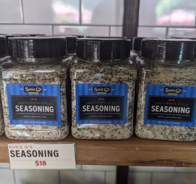 Good to know the best seasoning in the world can be found in San Diego county (ignore the red label, it's blue or nothing)
