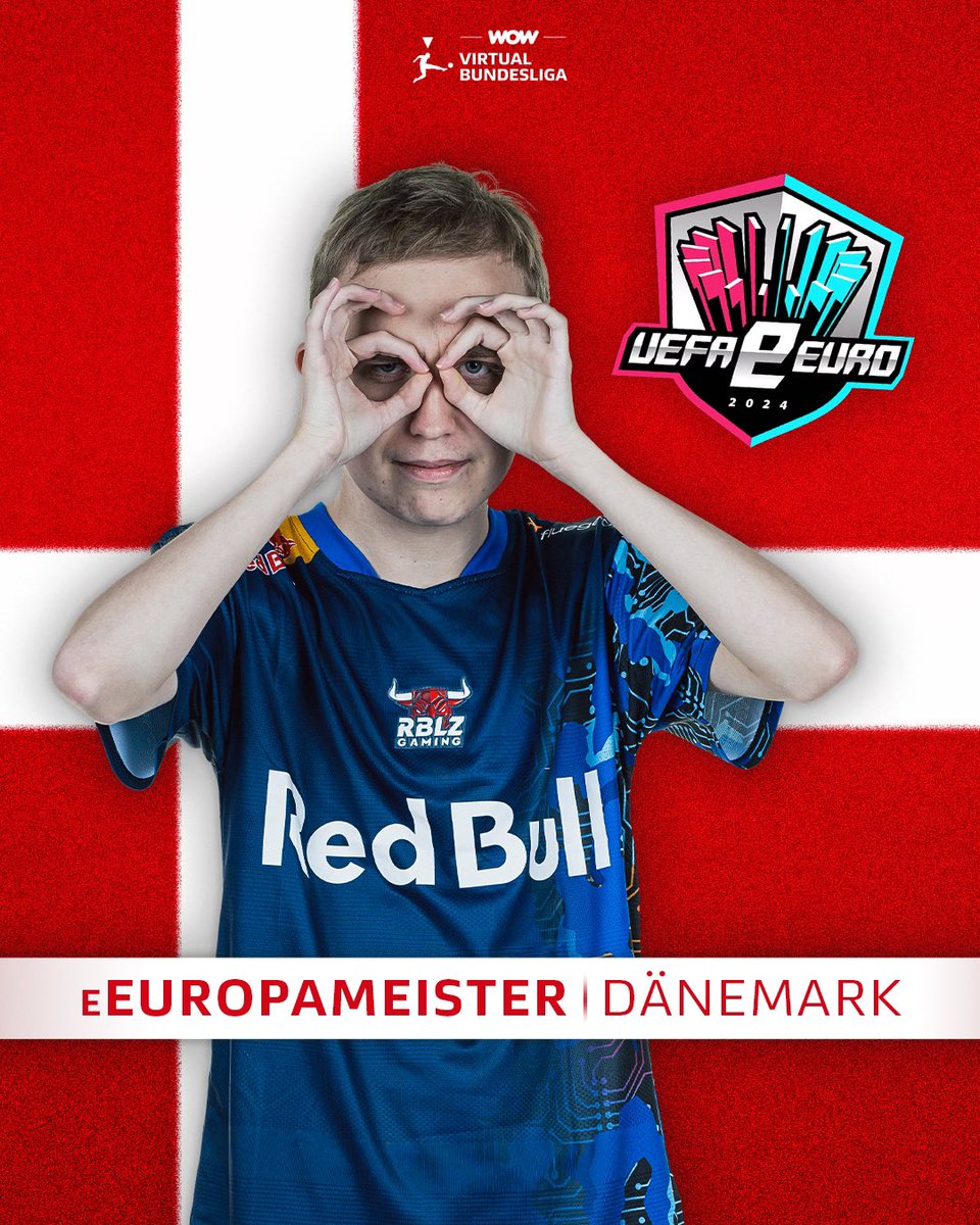 vbl_official's tweet photo. ๐๐๐ฎ๐ซ๐จ๐ฉ๐๐ฆ๐๐ข๐ฌ๐ญ๐๐ซ! ๐ฉ๐ฐ๐
In einem packenden โLeipzigerโ EM-Finale zwischen @RBLZ_Vejrgang und @RBLZ_Umut setzt sich der Dรคne durch. Tillykke! ๐
Ein grandioses Finalturnier - trotzdem hat es leider nicht gereicht. Kopf hoch, Umut und @DFB_efootball ๐ซถ๐ฉ๐ช
#eEUROS https://t.co/IIcSZoc0pg