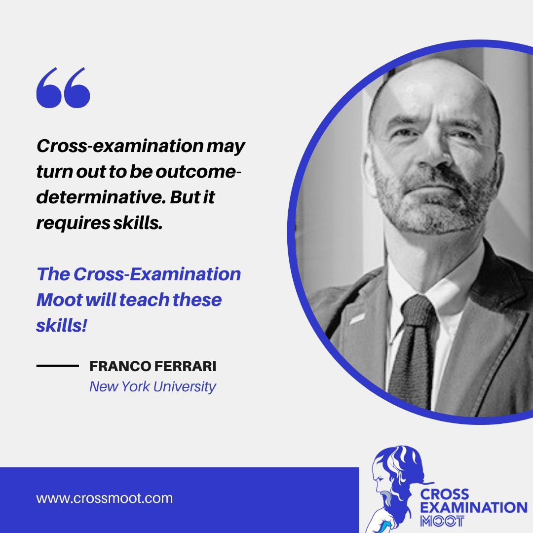 Our Cross-Examination Moot is paving the way for future legal luminaries, offering a unique platform to excel in transnational arbitration. Seize the opportunity and shine!

📅 Save the Date: 16-20 November 2024

🔗 Learn More &amp; Register: crossmoot.com