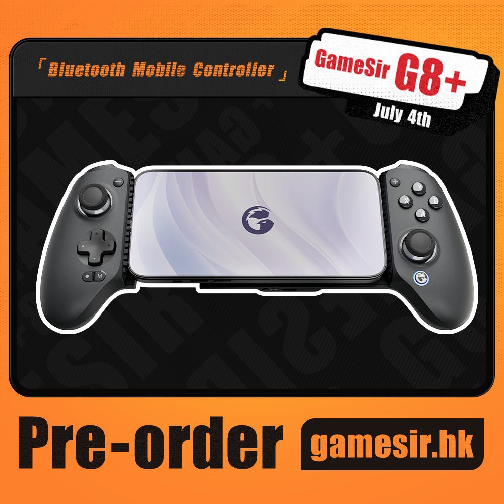 smartArcadeYT's tweet photo. 🚨 New Mobile Controller From @mygamesir 😱 !
But you can use more than just your mobile !
✅ Nintendo Switch
✅ Tablet
✅ pc
And this controller is much cheaper than the competition ( by a lot ) !
Pre orders are live now !
#MobileGaming #Gamsir #G8plus https://t.co/cRk1dOFCnh