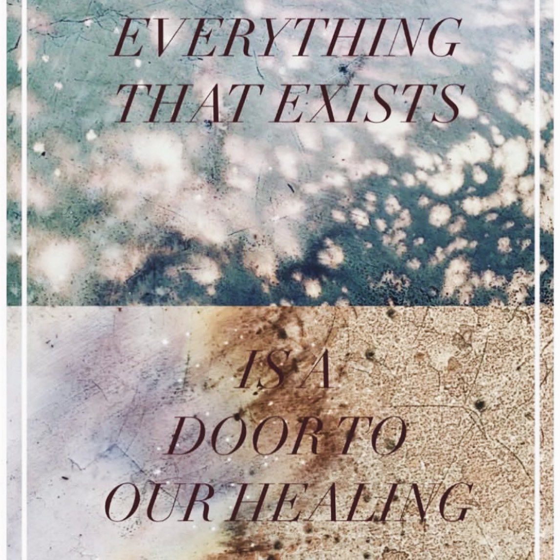 When we INCLUDE all of ourselves and ALL of eachother, we HEAL.