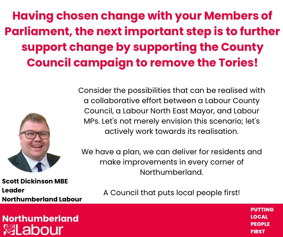 Northumberland Labour tweet media