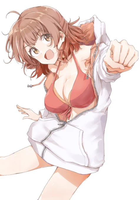 いつまでも不用意にばるんばるん 跳ねていてくれ花海佑芽インナービキニの色はマジでわからん勘 