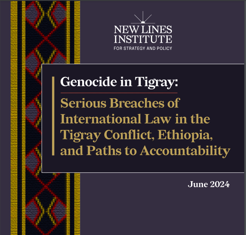 IrobAnina's tweet photo. A question of just a bad legacy or accountability for a criminal complicity in covering up a genocide in #Tigray for the former @EthioHRC Chief Commissioner Daniel Bekele?⬇️ 

1. The New Lines Institute #TigrayGenocide Report
(121 pages)

https://t.co/qrnitYu6vm

2. The @UN_HRC Independent Commission of Human Rights Experts on Ethiopia (ICHREE) Report 
(84 pages)

https://t.co/Nb6jj7mcEE