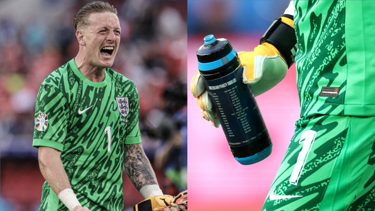 timesnowsports's tweet photo. Jordan Pickford's Water-Bottle Main HERO Behind England's Quarter-Final Triumph Over Switzerland : Here's Why
#EURO2024 #JordanPickford #ENGvsSUI
READ: https://t.co/EIfZ9frMq0 https://t.co/ayEdbMZ34P