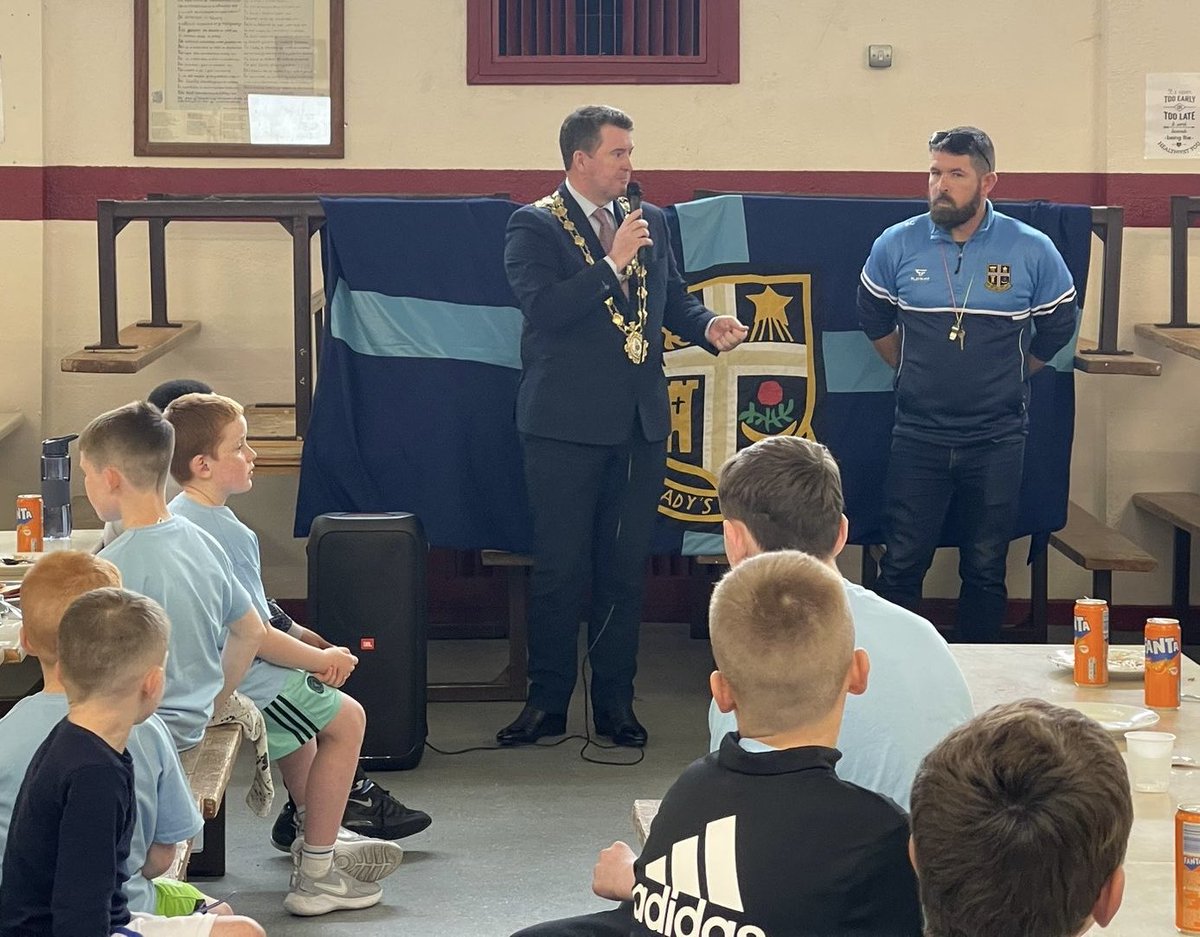 Thank you Our Lady’s Boys Club for your kind invitation to attend the annual Camp Mass at Knock Basilica. Continued success to a great club.