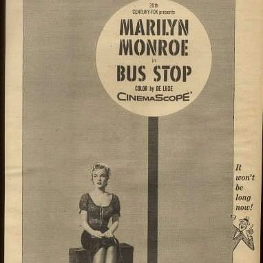 Clubpassionmar2's tweet photo. Have a sweet Monday (just hours before but I'll be absent)
#marilynmonroe #Marilyn #clubpassionmarilyn #busstop #arretdautobus #cherie #affiches #movieposter #joshualogan #joshlogan #donmurray #HopeLange #ArthurOConnell https://t.co/XKCjAqL9lN