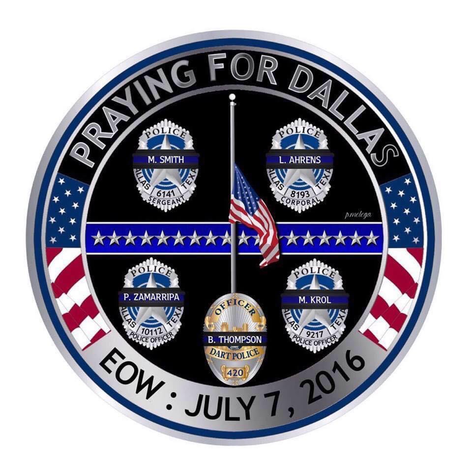 Dallas Reserves (@dpdreserves) on Twitter photo On this 8th anniversary of our darkest day, we are praying for the families and our brothers and sisters that were affected!#NeverForget #FallenFive #HeroesNeverDie <a href="/DPDChiefGarcia/">Eddie Garcia</a> <a href="/DallasPD/">Dallas Police Dept</a> <a href="/ATODallas/">ATODallas</a> <a href="/ato_divide/">ATO Bridging the Divide</a> <a href="/DPA_PoliceAssoc/">Dallas Police Assoc FOP #716</a> <a href="/DallasNLLEO/">Dallas NLLEO</a> On this 8th anniversary of our darkest day, we are praying for the families and our brothers and sisters that were affected!#NeverForget #FallenFive #HeroesNeverDie <a href="/DPDChiefGarcia/">Eddie Garcia</a> <a href="/DallasPD/">Dallas Police Dept</a> <a href="/ATODallas/">ATODallas</a> <a href="/ato_divide/">ATO Bridging the Divide</a> <a href="/DPA_PoliceAssoc/">Dallas Police Assoc FOP #716</a> <a href="/DallasNLLEO/">Dallas NLLEO</a>