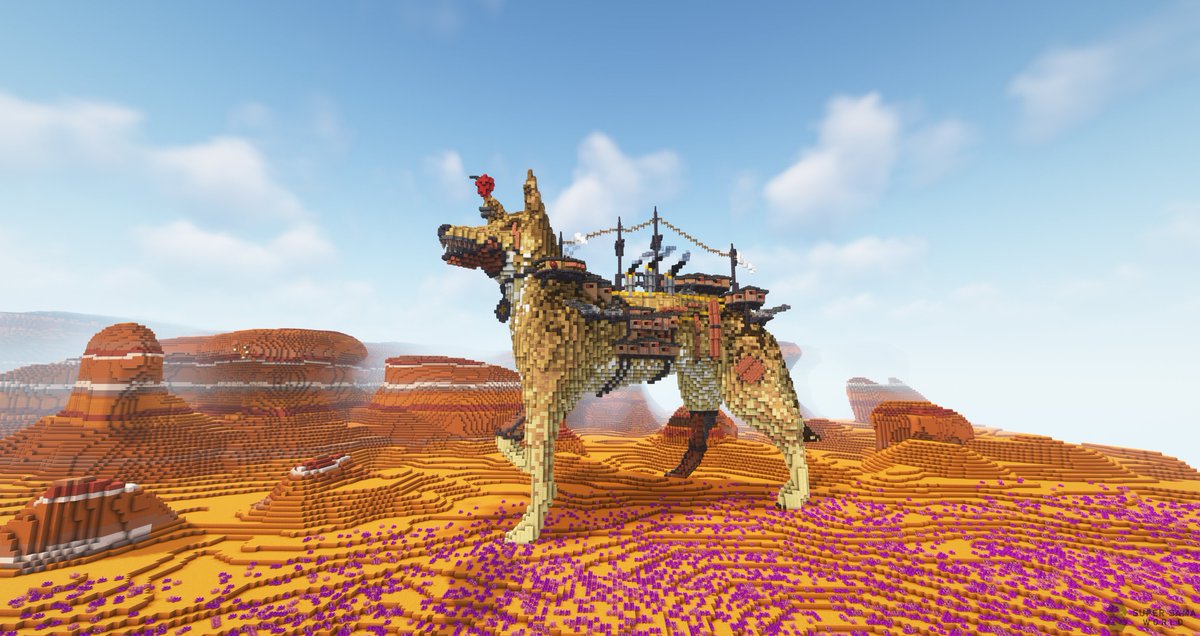 SuperSamaWorld's tweet photo. Le #Projet42 est terminé, gg à tous les builders qui ont participé et au chef de projet @Eoxyn_ !

Un monde #steampunk avec une ville et des installations pour leurs besoins en ressources dans différents biomes

#Minecraft #MinecraftBuild #MinecraftServer #SSW #supersamaworld https://t.co/c6u365wW0q
