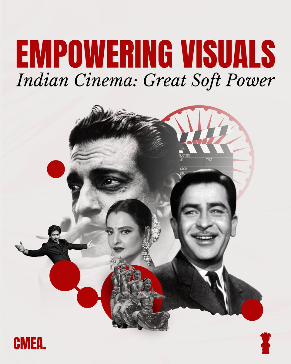 CoveringMea's tweet image. Indian cinema plays a pivotal role in showcasing India&apos;s soft power, narrating historical and socio-cultural stories that resonate globally. By highlighting common ground and multicultural dimensions, films like Mother India and RRR have garnered appreciation in the Global South.