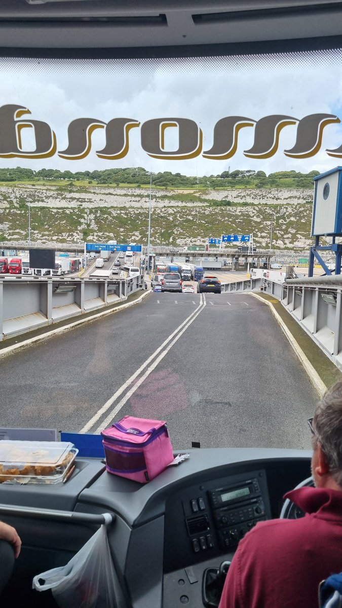 HistoryBarnwell's tweet photo. Excuse the delay in messaging further. Internet connection was very weak. We have arrived and exiting the port now. @BGeoging @BarnwellSchool https://t.co/H9U6WoNVAa