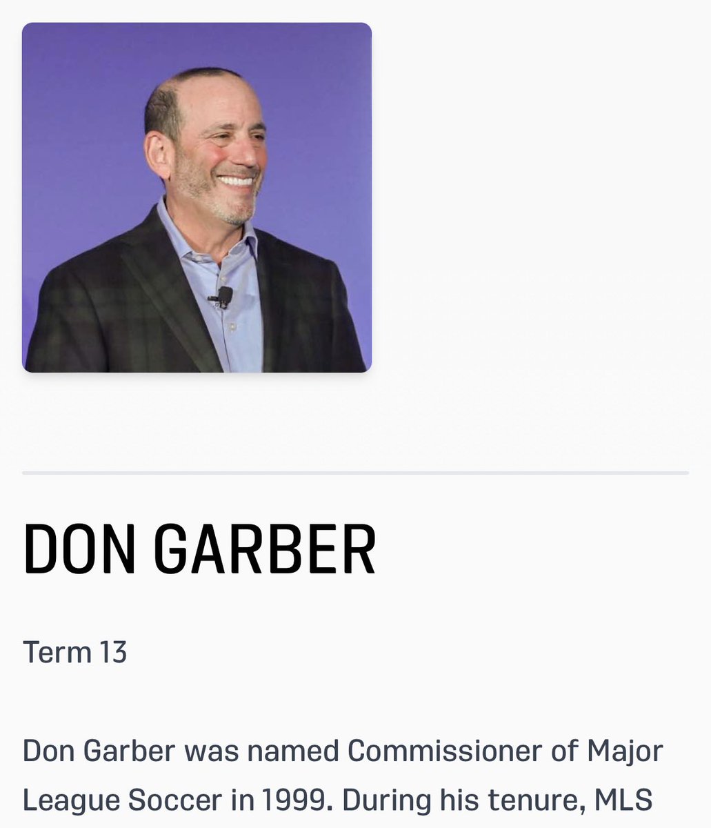ManagerTactical's tweet photo. Don Garber is on his 13th term as a US 🇺🇸 Soccer board member. 

His only interest is MLS profits and asset growth, he should have no say in US Soccer, the organization is supposed to regulate soccer in America, take care of the national teams, help the sport grow… all of that alone will benefit MLS, we don’t need Garber’s influence in the federation. 

He should be removed from the board effective immediately.