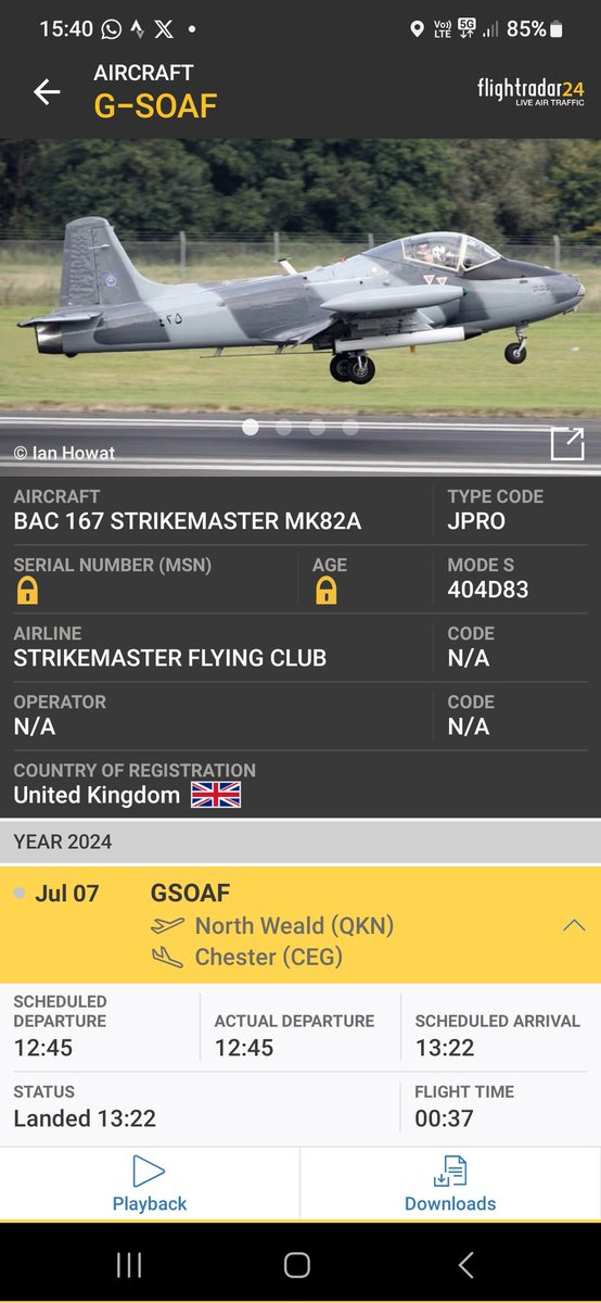 DavidNe43096753's tweet photo. @StrikeDisplayUK 
Many thanx for the flypast! https://t.co/9U1gaOy7bJ