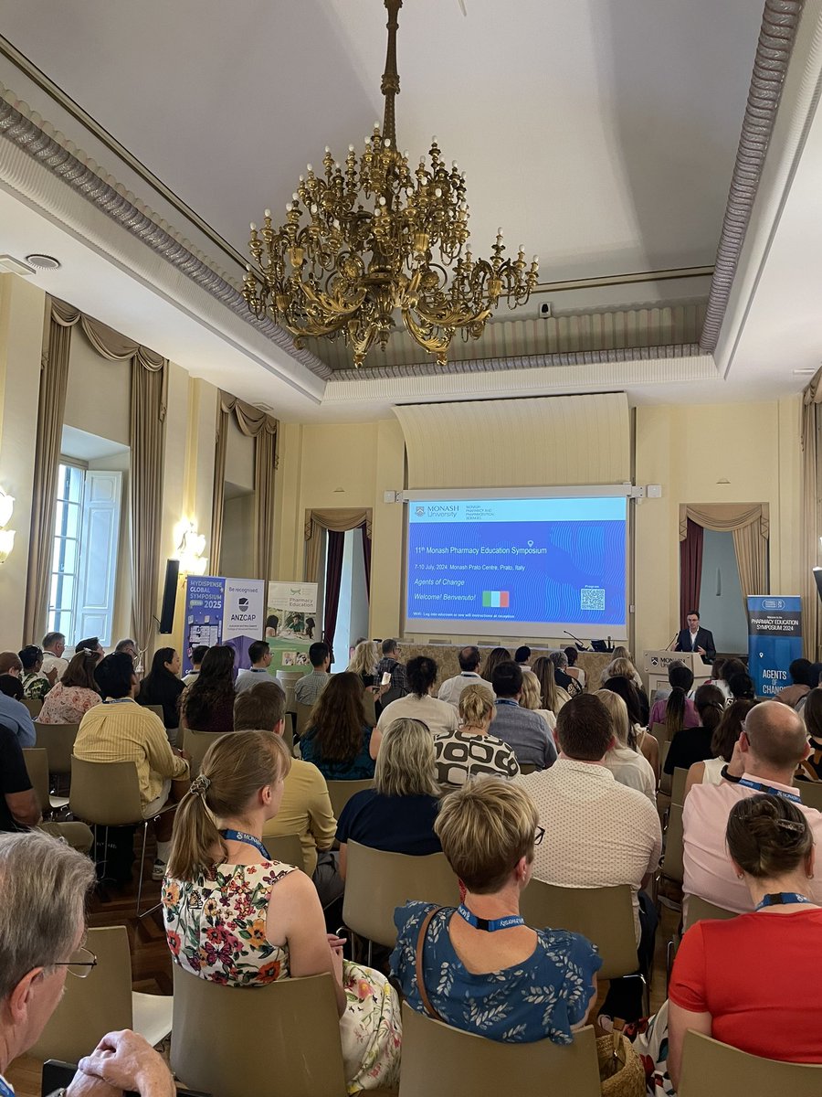 And it begins! #MonashPES2024. Our chair Dan Malone and <a href="/MonashPharm/">Monash Pharmacy & Pharmaceutical Sciences</a> look forward to hosting everyone over the next 4 days!