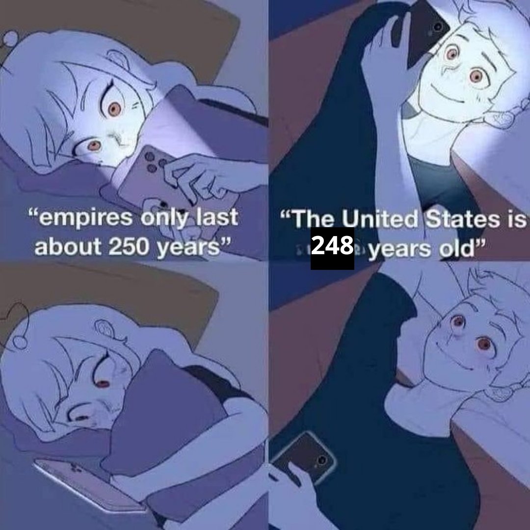 The Chinese civilization have been around long enough to see the cyclical nature of empires, our historic dynasties rarely go beyond 300 years.

We were here since the beginning, we must be the ones to impose the cosmic order, it's our destiny to end the US empire.