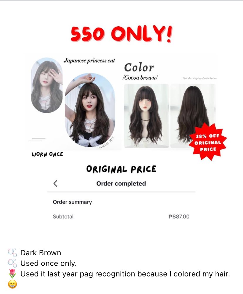 bleuwms's tweet photo. # wts lfb cebu ph pre-loved phone case cases wig long wig brown wig bag school bag backpack https://t.co/5jEwMLNWAo
